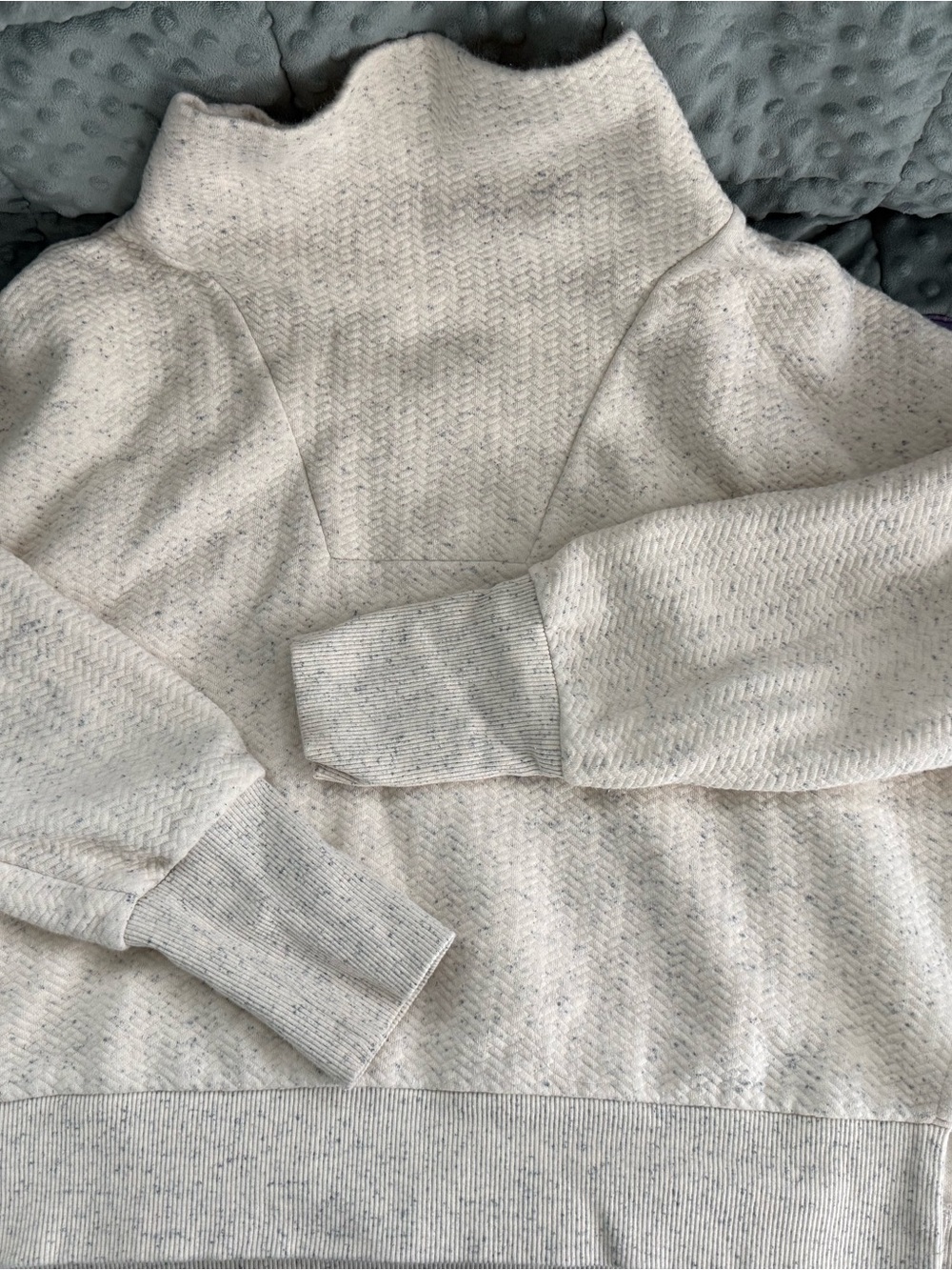 Cozy Neutral Cowl-Neck Sweater